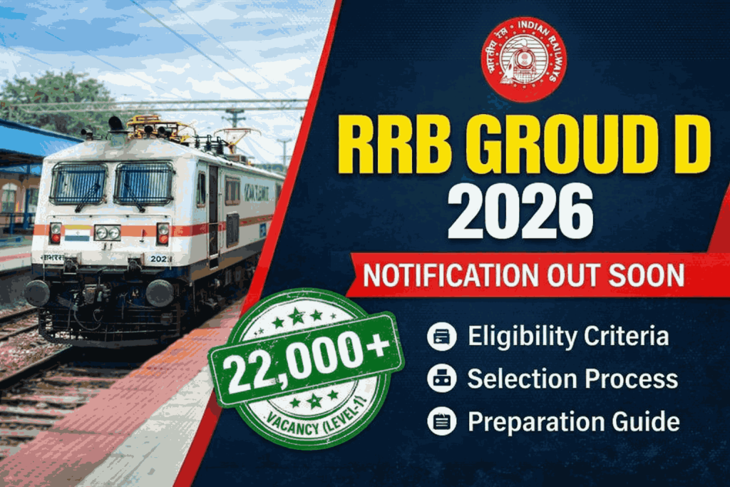 Railway RRB Group D Online Form 2026 (22,195 Posts)